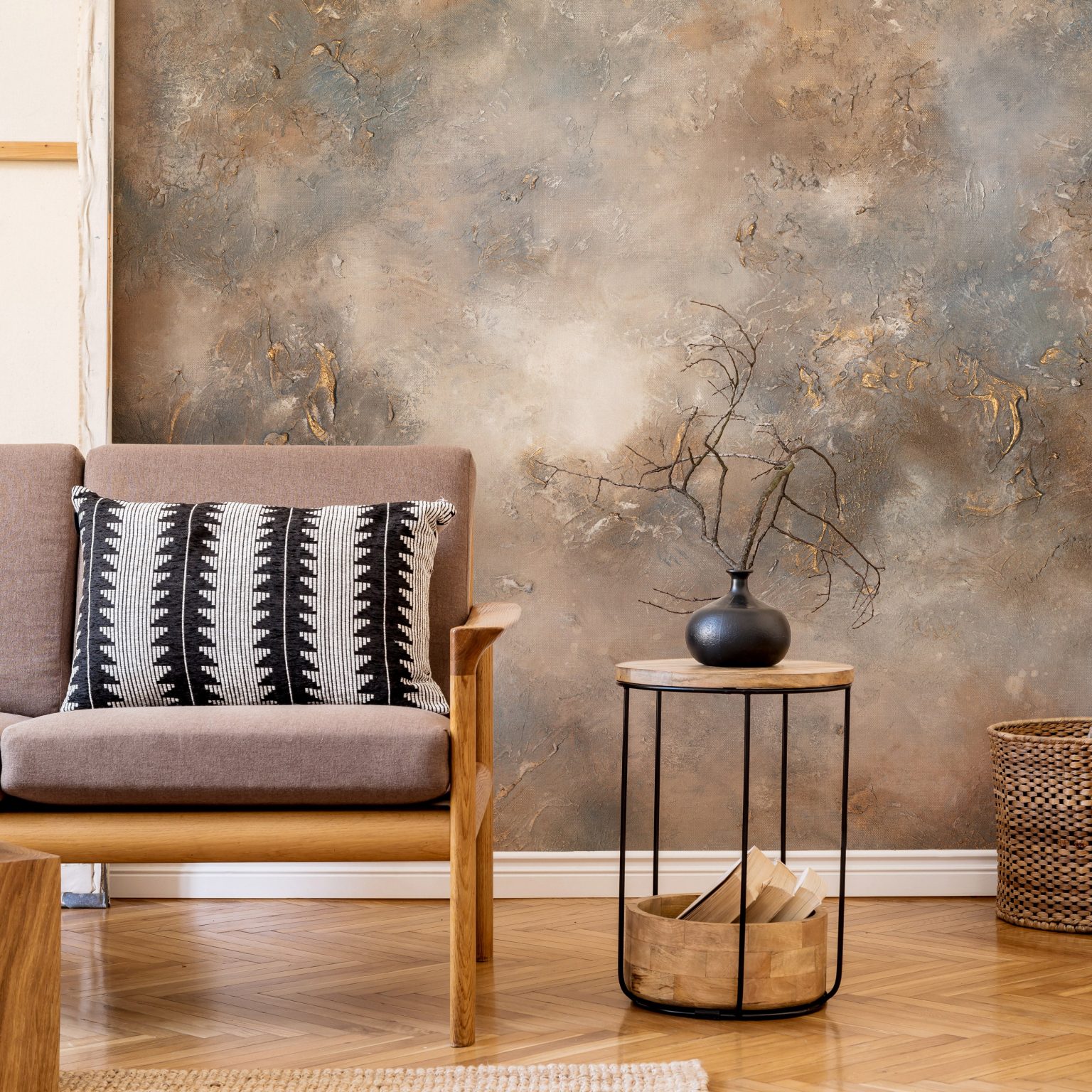 Mocha - Tapeta w standaryzowanych rolkach