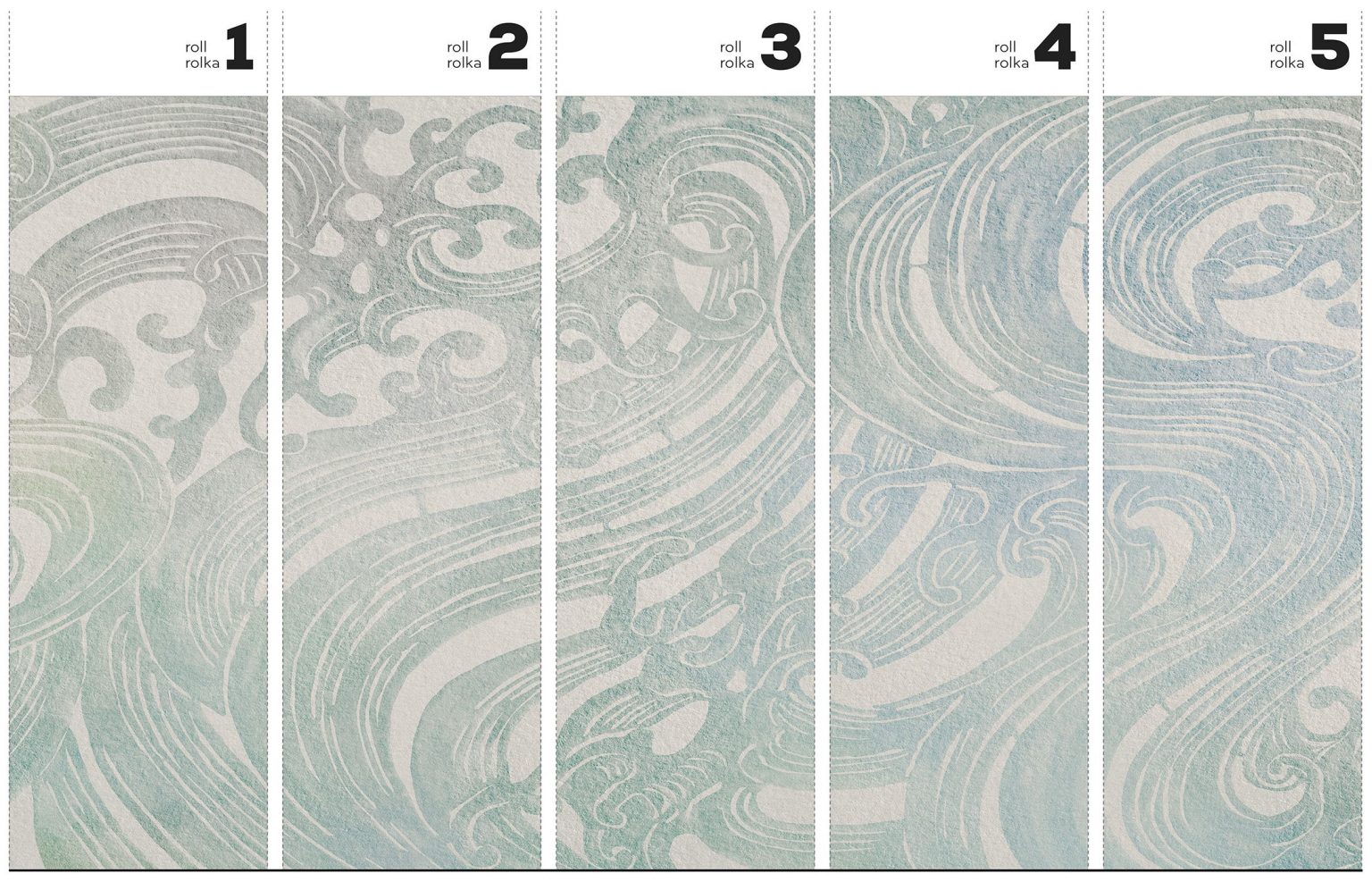 Nami - Tapeta w standaryzowanych rolkach