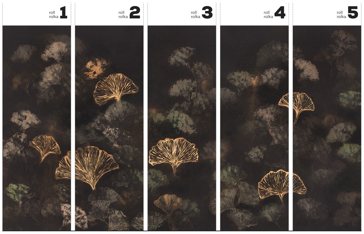 Nero - Tapeta w standaryzowanych rolkach