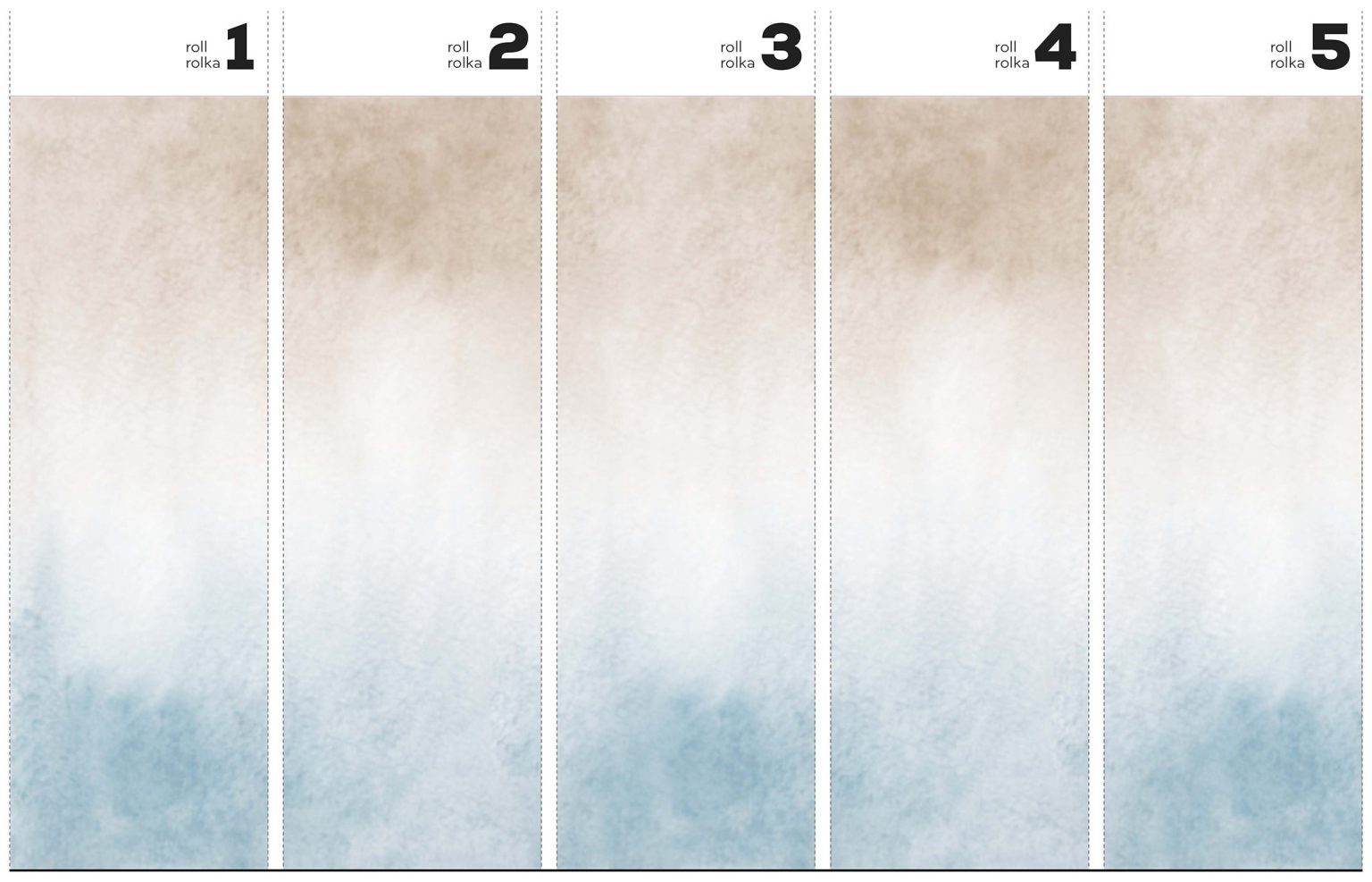 Tapeta Ombre beige&blue