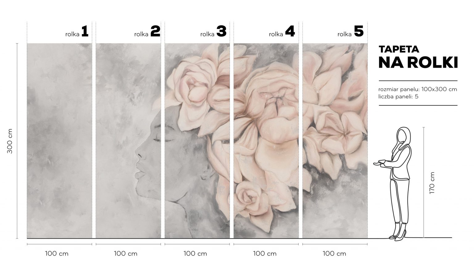 Persephone - Tapeta w standaryzowanych rolkach