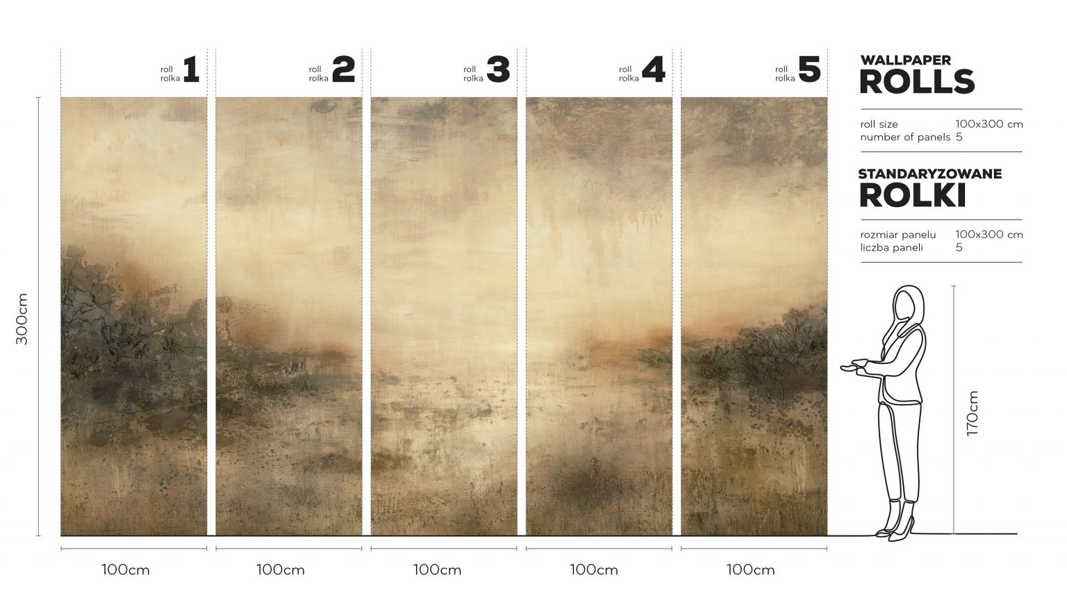 Ristretto - Tapeta w standaryzowanych rolkach