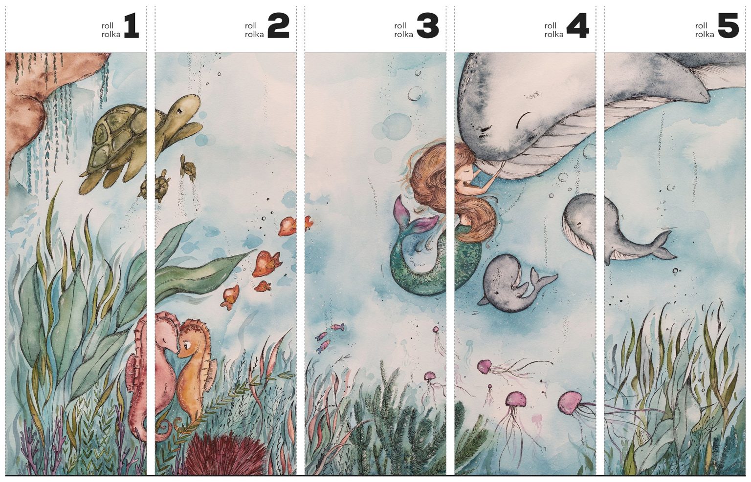 Sea Child - Tapeta w standaryzowanych rolkach