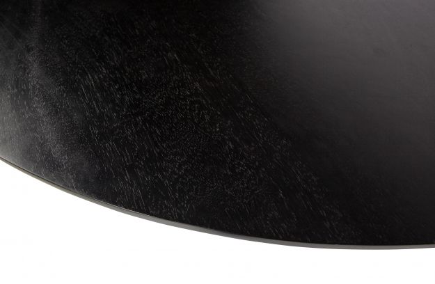 Stół Blanco z drewna mango Ø120cm czarny