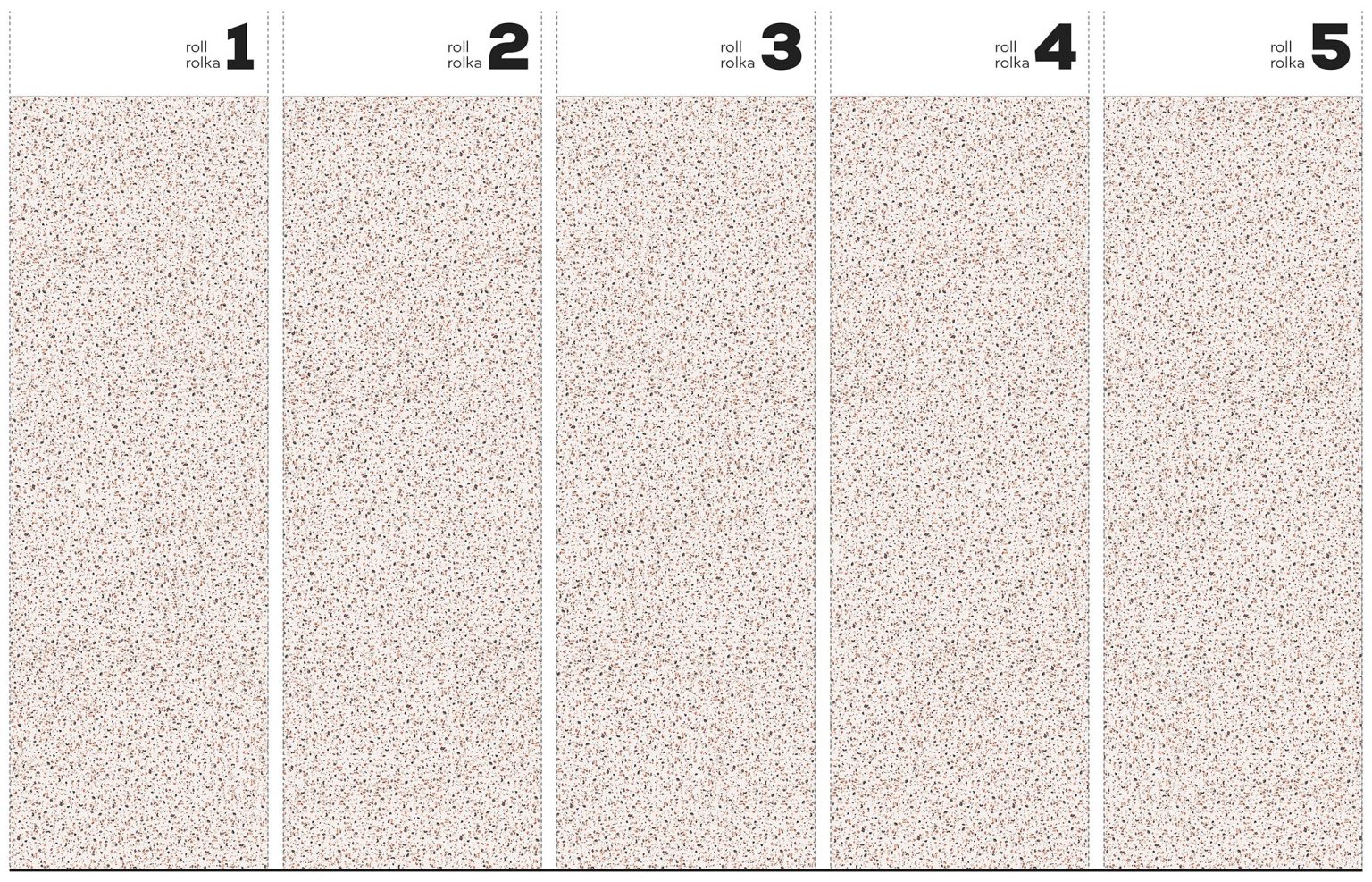 Terrazzo Rust - Tapeta w standaryzowanych rolkach