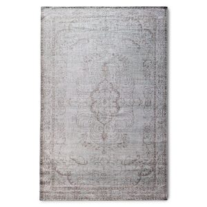 Tkany dywan wełniany, szaro/zielony (180×280)