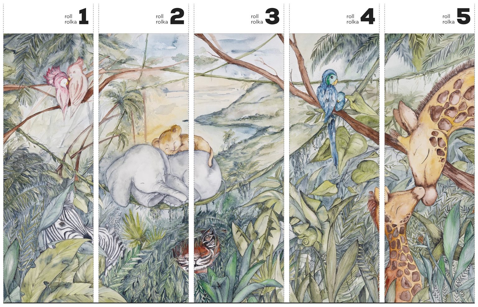 Wild Life - Tapeta w standaryzowanych rolkach