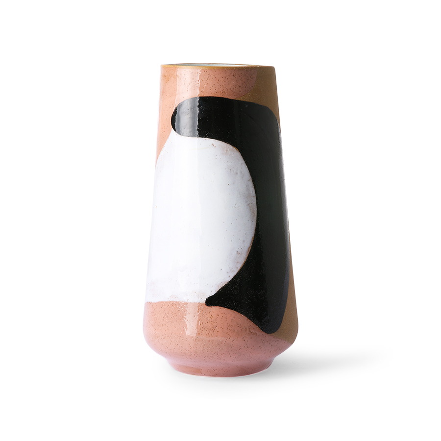Ręcznie malowany ceramiczny wazon