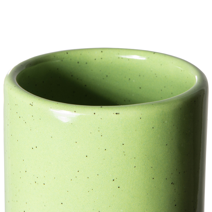 Kolekcja EMERALDS: ceramiczny wazon zielony