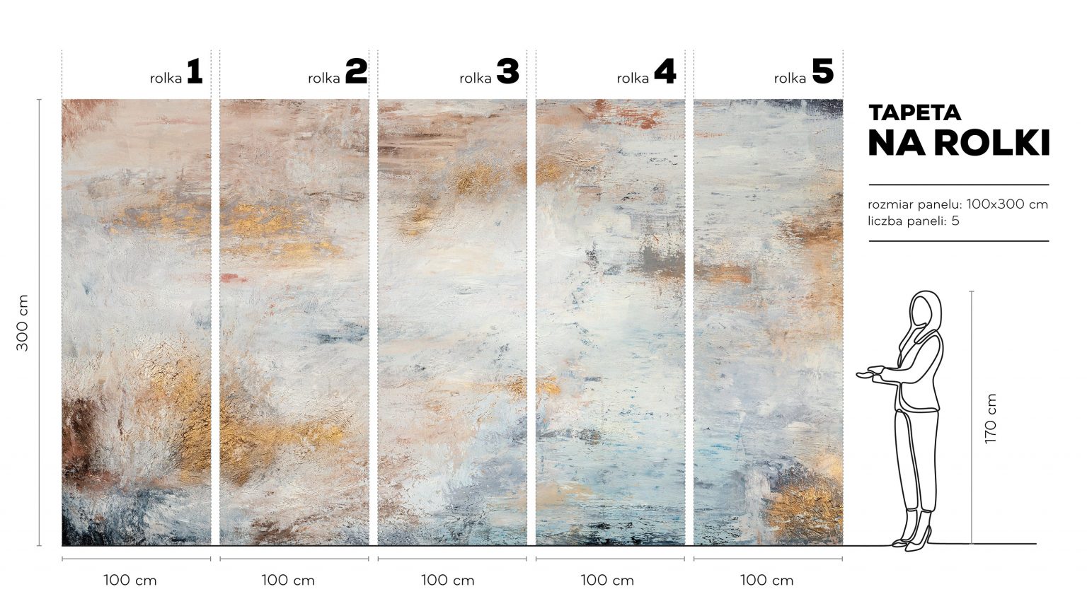 Elemental - Tapeta w standaryzowanych rolkach