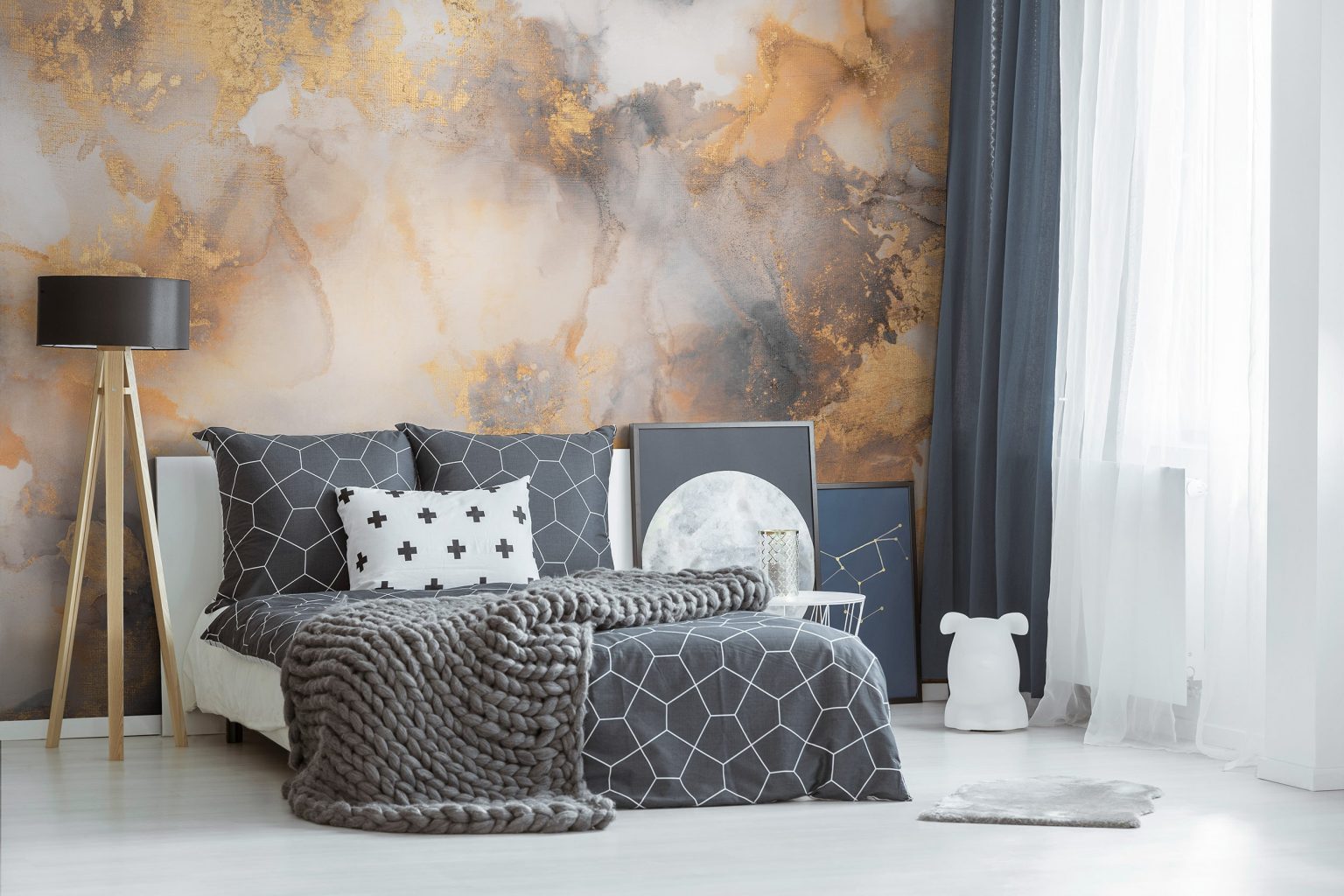 Tapeta Dolce Vita Grey&Gold