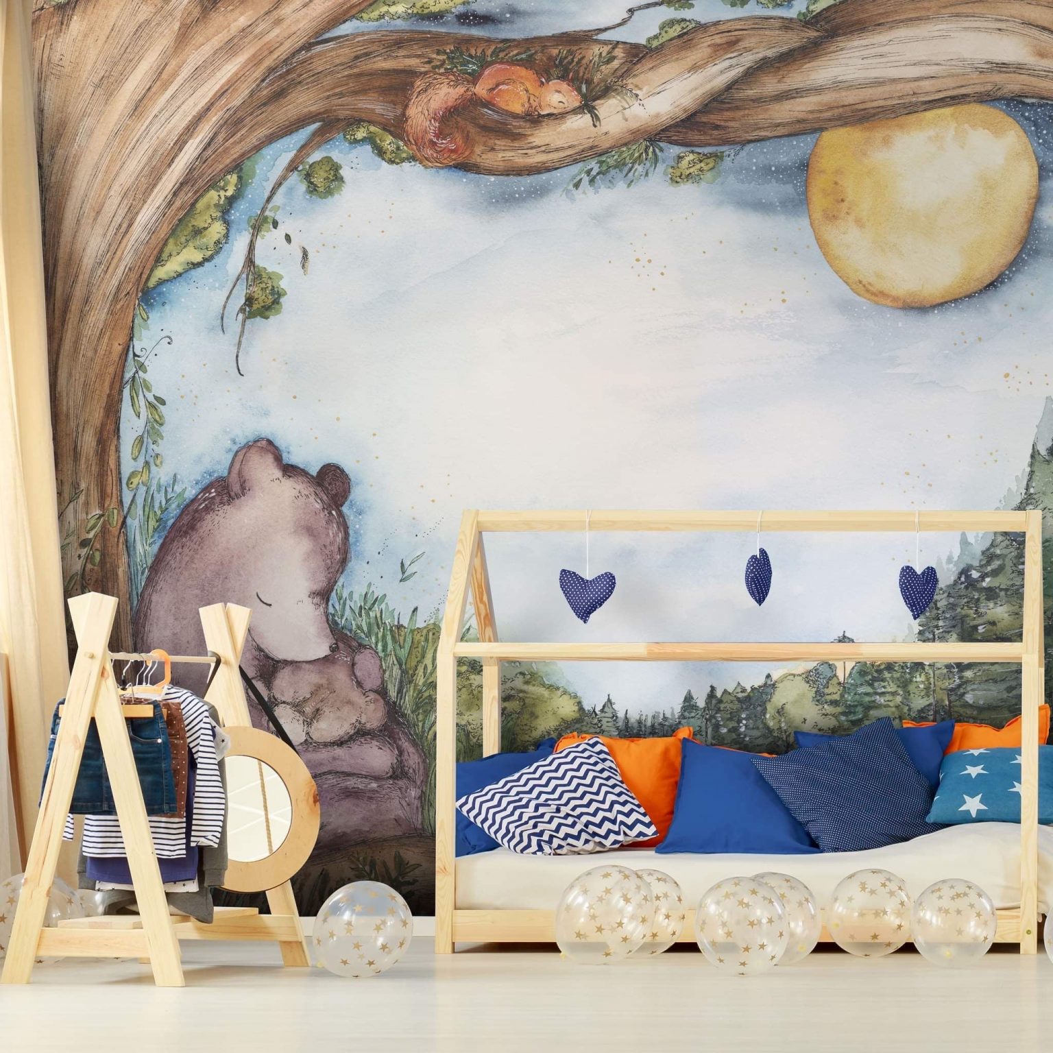 Bears Family - Tapeta w standaryzowanych rolkach