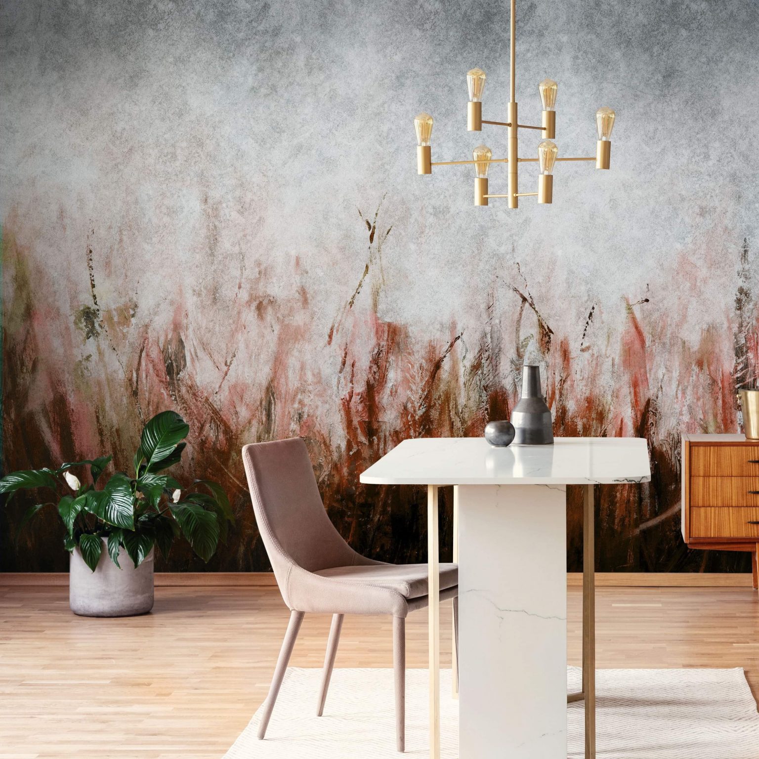 Tosca Rust - Tapeta w standaryzowanych rolkach