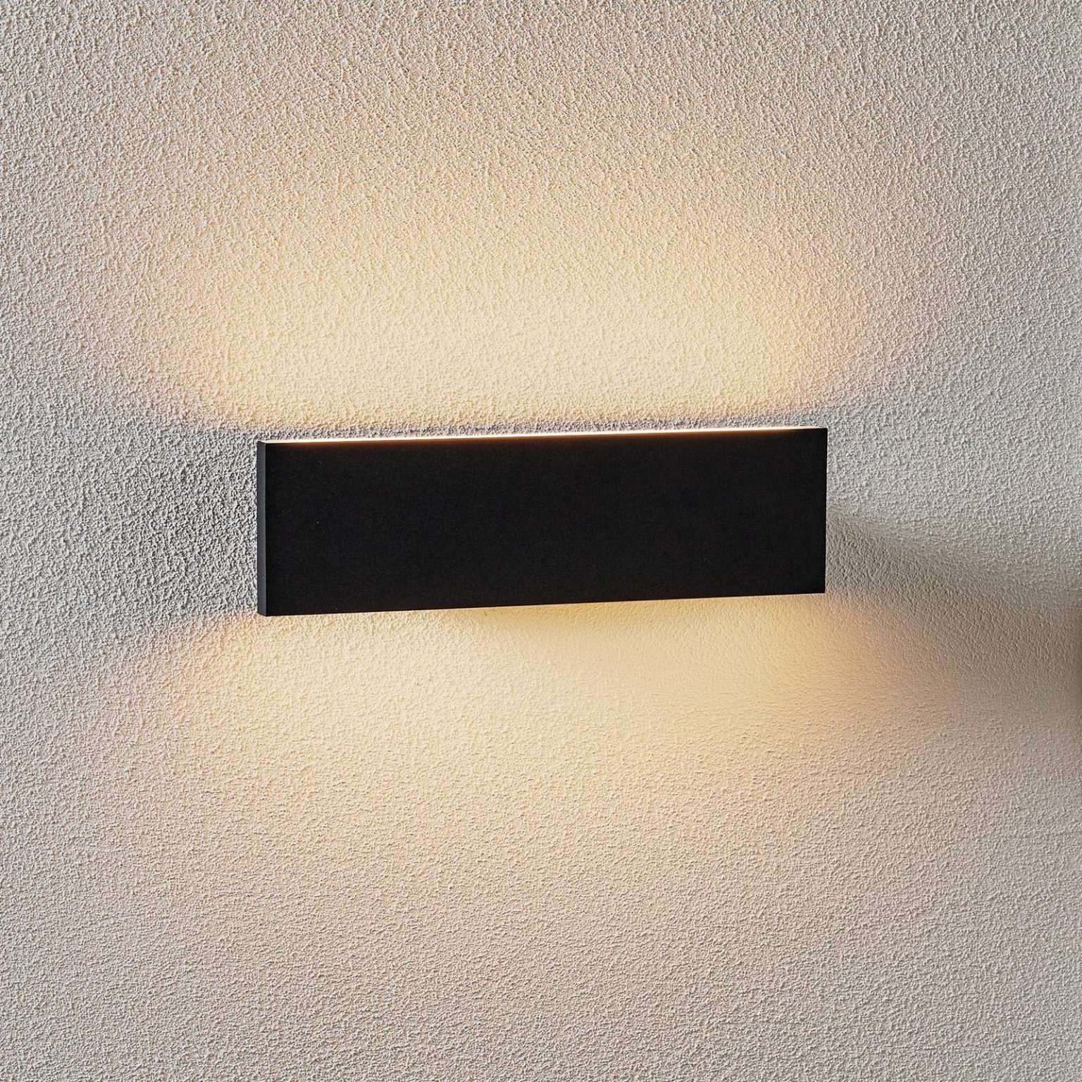Kinkiet LED Concha 28 cm, antracyt