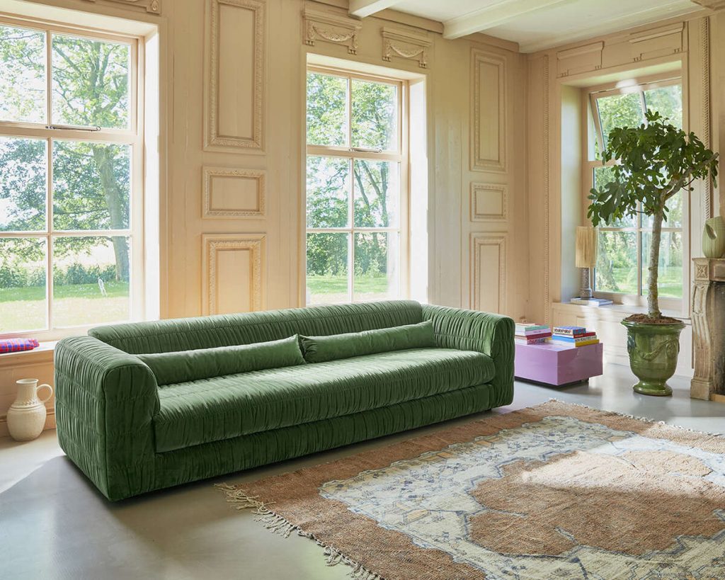 Sofa CLUB royal velvet, zielona
