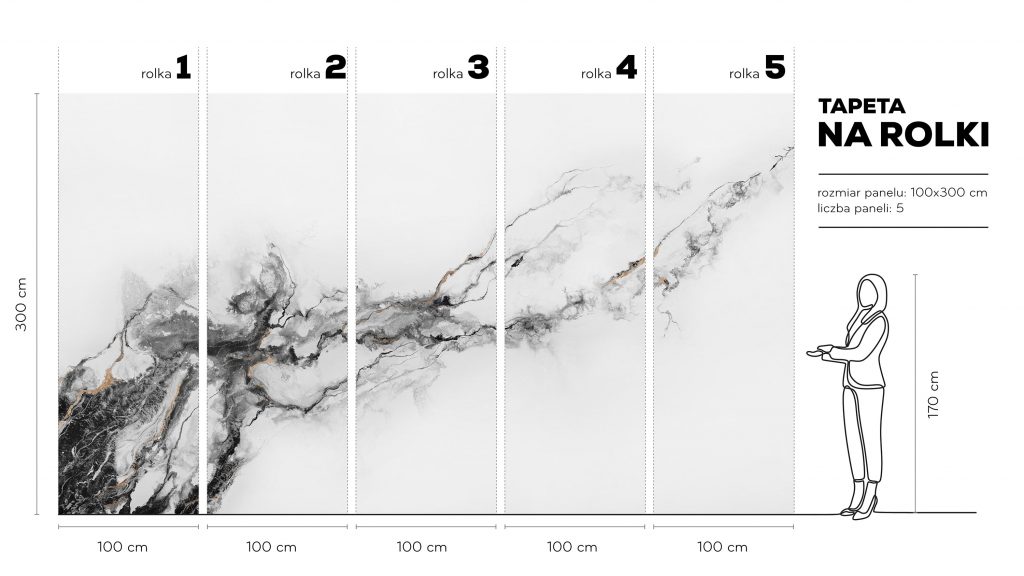 Luna – Tapeta w standaryzowanych rolkach