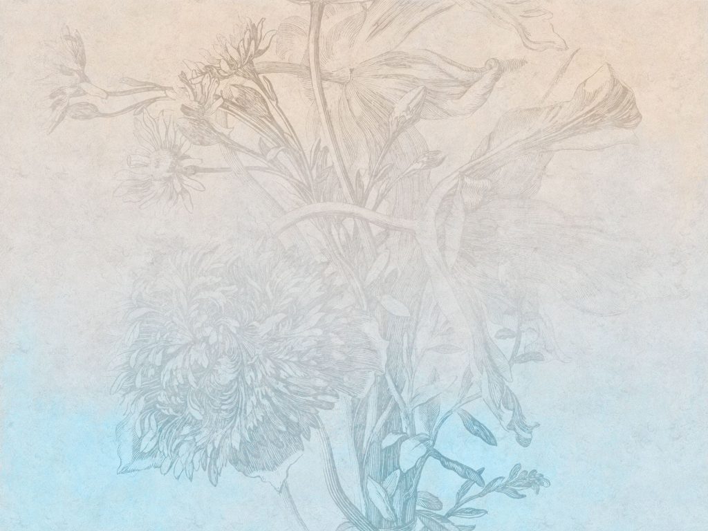 Tapeta Sisal ombre flower