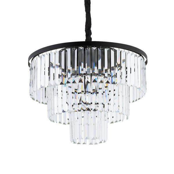 ŻYRANDOL KRYSZTAŁOWY CRISTAL 56cm CZARNY ŻYRANDOL KRYSZTAŁOWY CRISTAL 56cm CZARNY