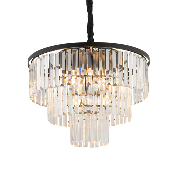 ŻYRANDOL KRYSZTAŁOWY CRISTAL 56cm CZARNY ŻYRANDOL KRYSZTAŁOWY CRISTAL 56cm CZARNY