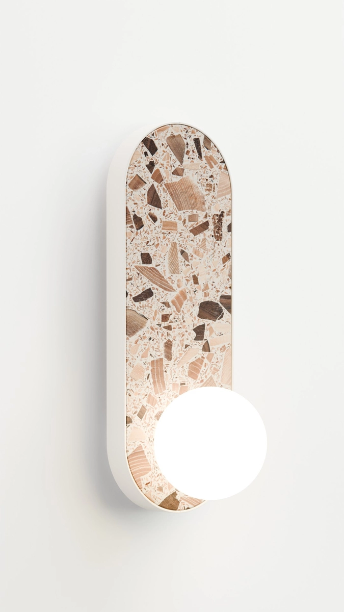 Kinkiet owalny LEGRA IP44, kremowy Kinkiet owalny LEGRA IP44, kremowy