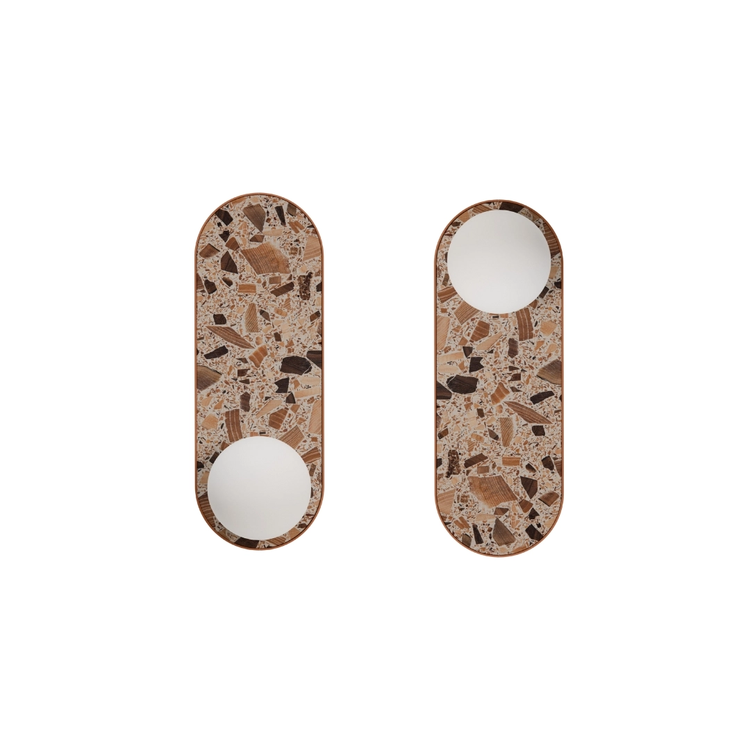 Kinkiet owalny LEGRA IP44, kremowy Kinkiet owalny LEGRA IP44, kremowy