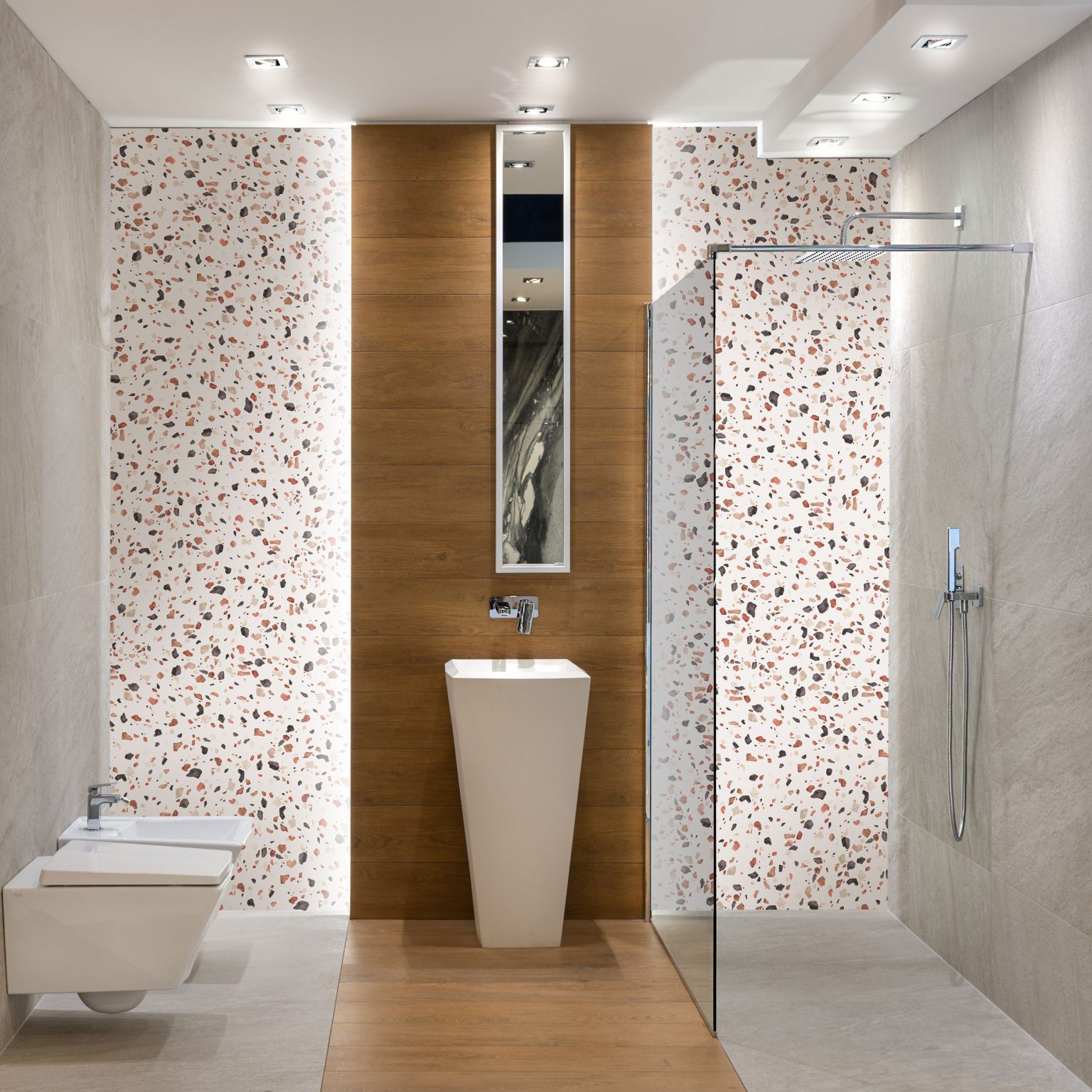 Tapeta Terrazzo Rust