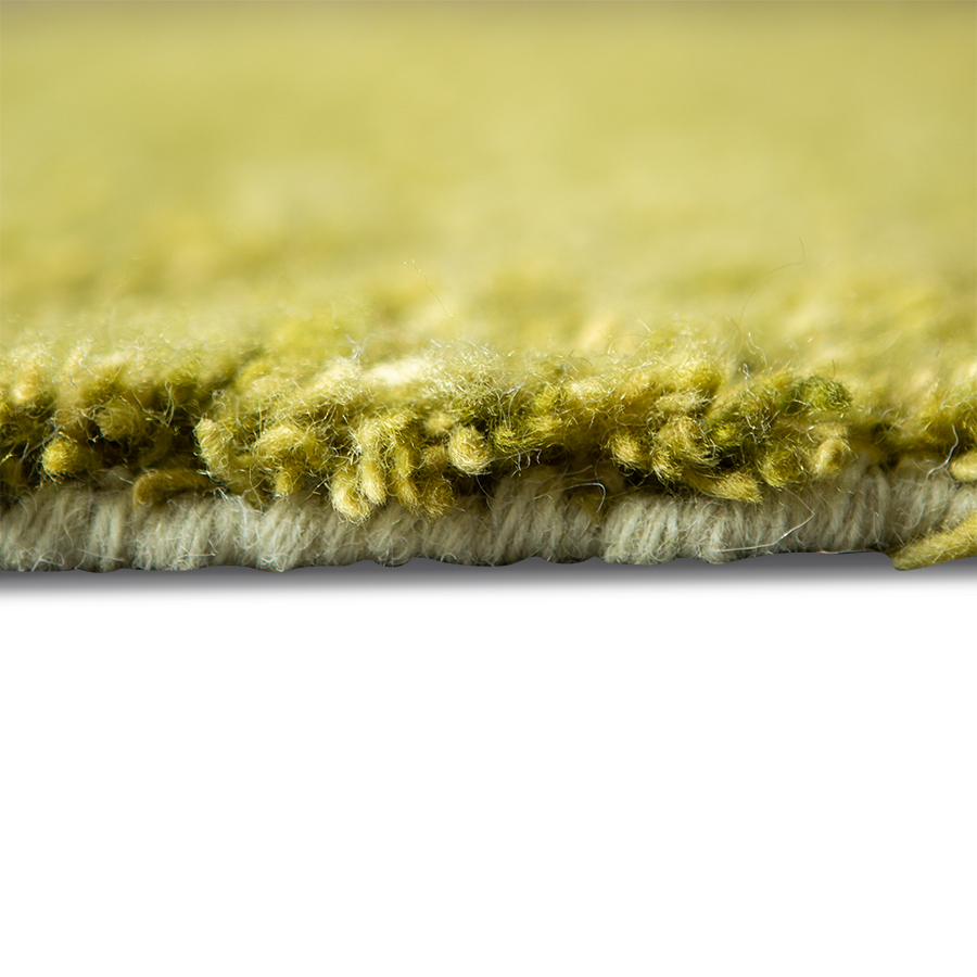 Ręcznie tkany wełniany bieżnik oliwkowo-fioletowy (80×300)