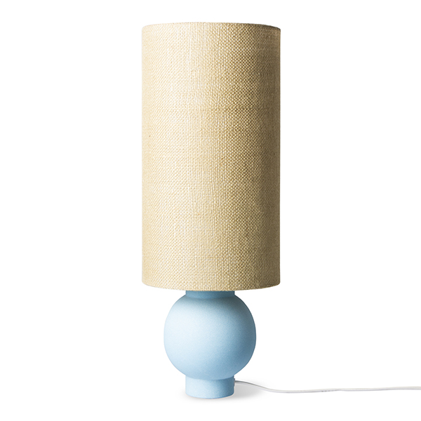 Ceramiczna podstawa lampy lodowoniebieska Mix&match HK Living