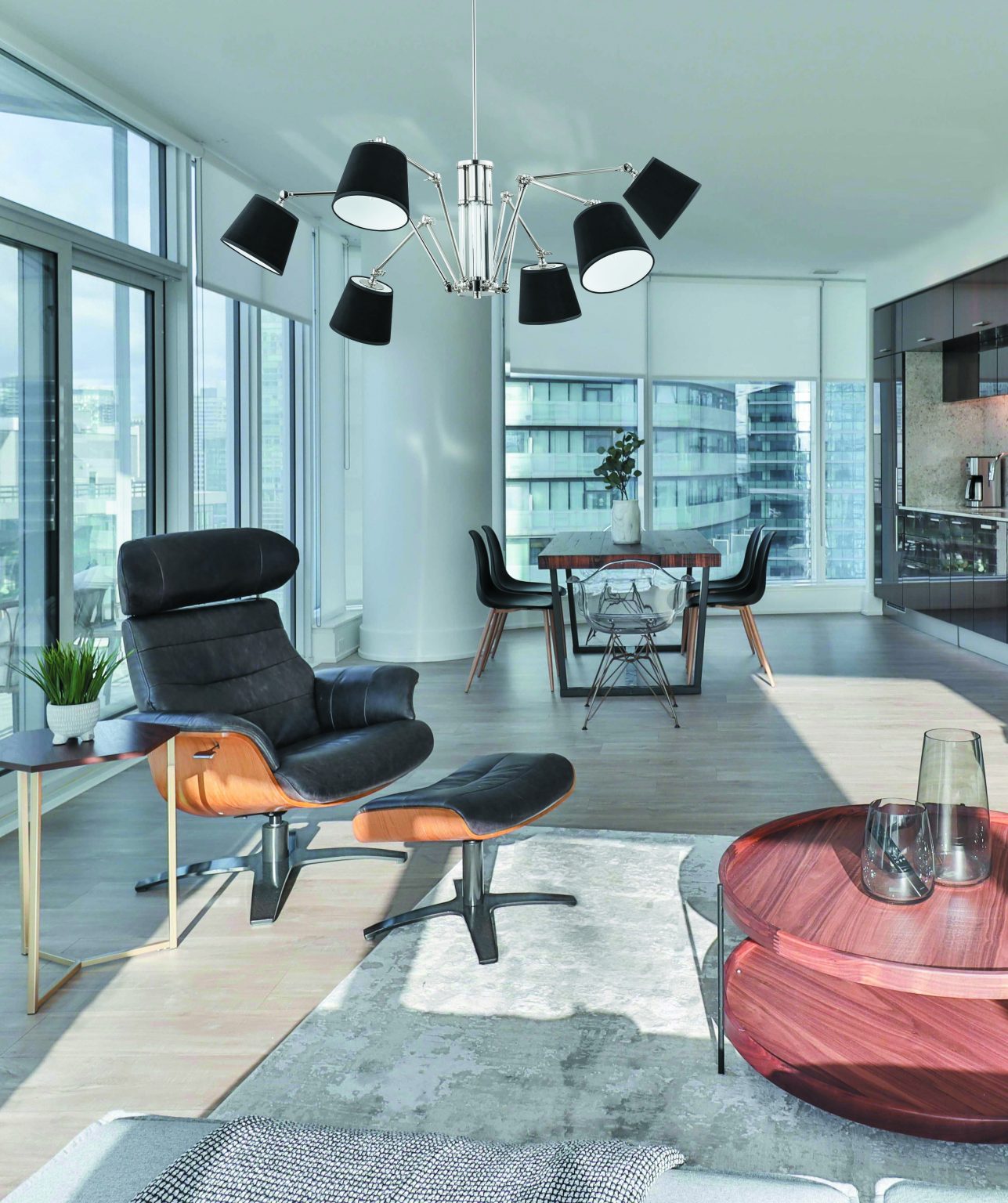 Lampa wisząca TAD-ZW-6 (BN/A) KUTEK CLASSIC