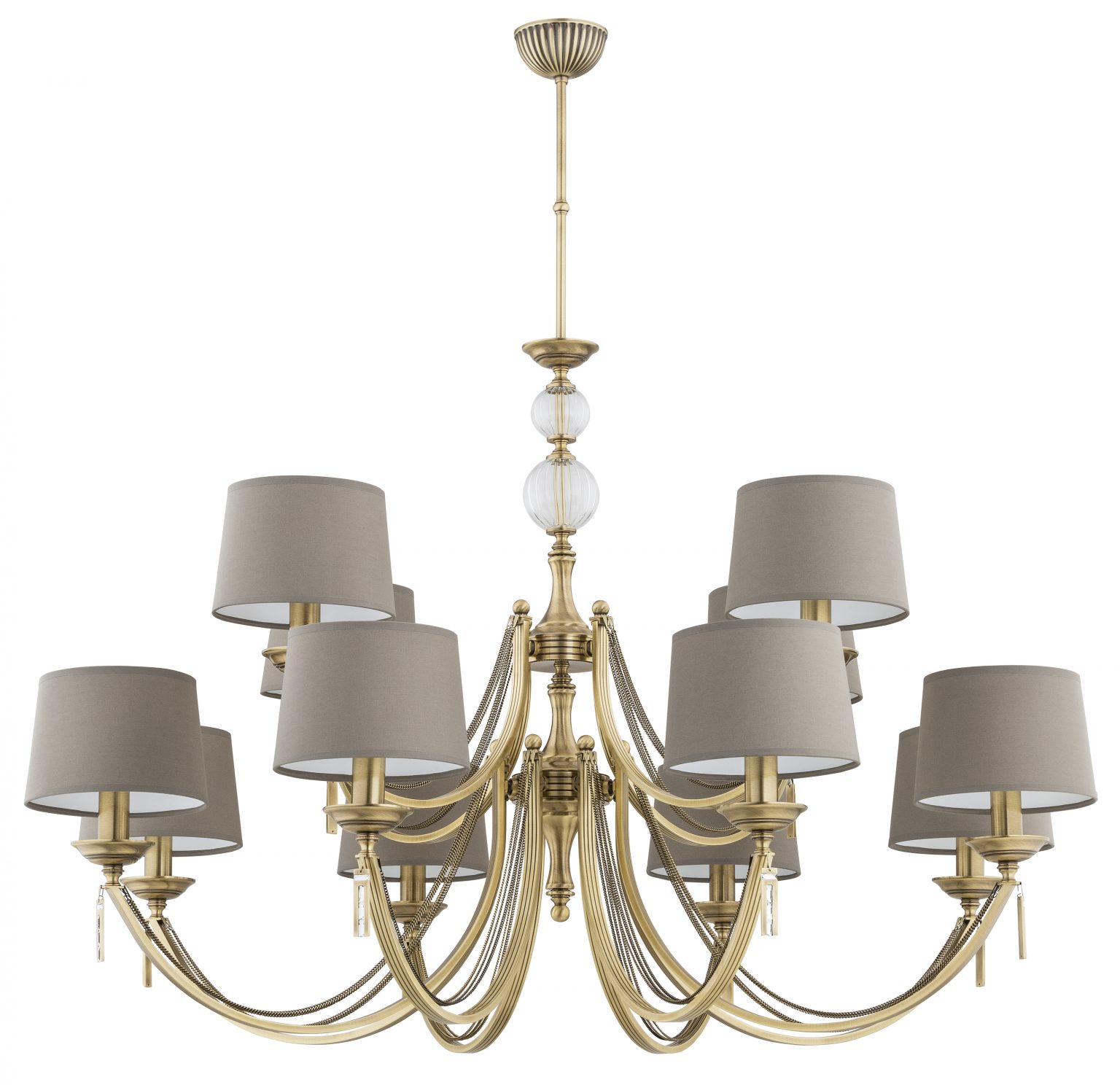 Lampa wisząca ZAF-ZW-8+4 (P/A) KUTEK CLASSIC